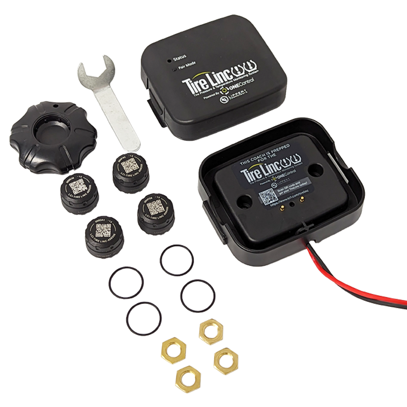 LCI Lippert TIRE LINC 2.0 AU Bluetooth TPMS Kit - 4 Sensors.