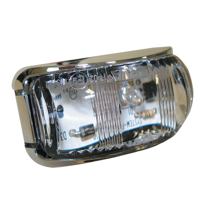 Narva L.E.D. Rear Lamp Red With Chrome Base