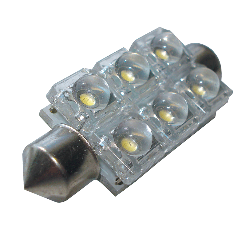 LED Festoon Replacement Bulb - Cool White - 0.54W