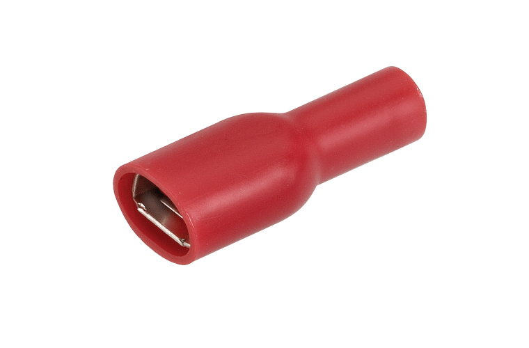 NARVA 6.3x0.8mm RED Female Blade TERMINAL t/s 2.5-3mm - 100 Per Box. 56142