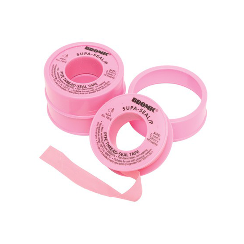 PINK WATER SEAL TAPE 12MM x 10M ROLL