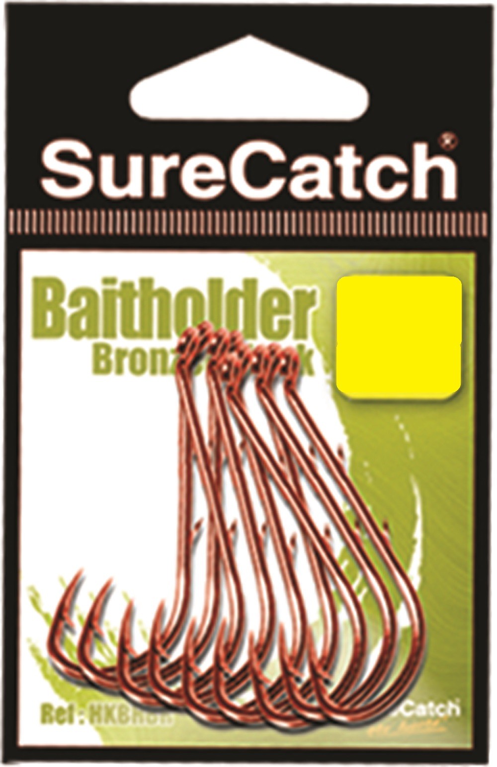 Sure Catch Bronze Baitholder Hook (7 per Pack) - Size 2/0