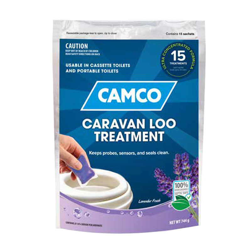 Camco Caravan Loo Treatment Lavender Scent - 15 Drop-Ins