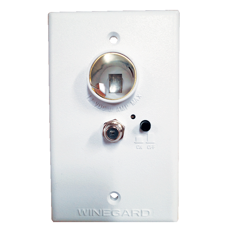 Winegard White 12V Power Supply (for tv antenna)