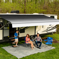 Carefree Black Reverse Fade Altitude Awnings with LED Bar