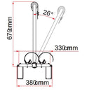 FIAMMA Carry-Bike Caravan XL A - NAT Alum - 50KG Rated