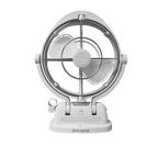 SPHERE VIENTO Fan & Light with USB A&C Outputs + Remote | WHITE
