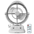 SPHERE VIENTO Fan & Light with USB A&C Outputs + Remote | WHITE