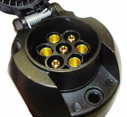 Narva Trailer Plug 7 Pin Large Round Plastic