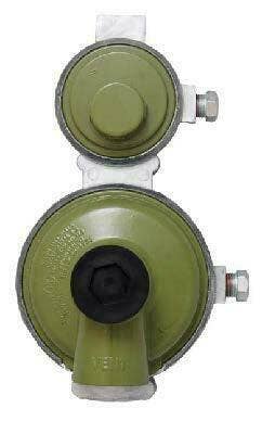 2 STAGE HIGH-CAPACITY LPG REGULATOR 290MJ 1/4FNPT x 3/8FNPT