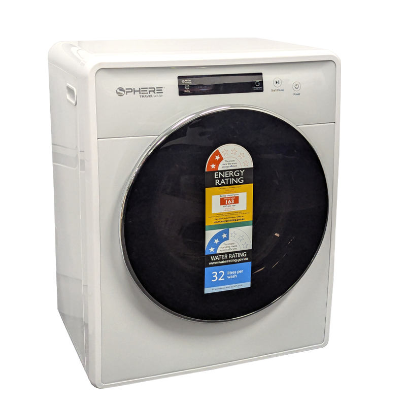 SPHERE Travel Wash | Front Loading Washing Machine 500x415x630mm - Free Standing