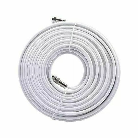 Sphere 10.0m RG6 Quad Shield Coax with Compression Fittings