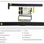 Coast Travel Rack Pro - A-Frame Mounted Accessories Carrier