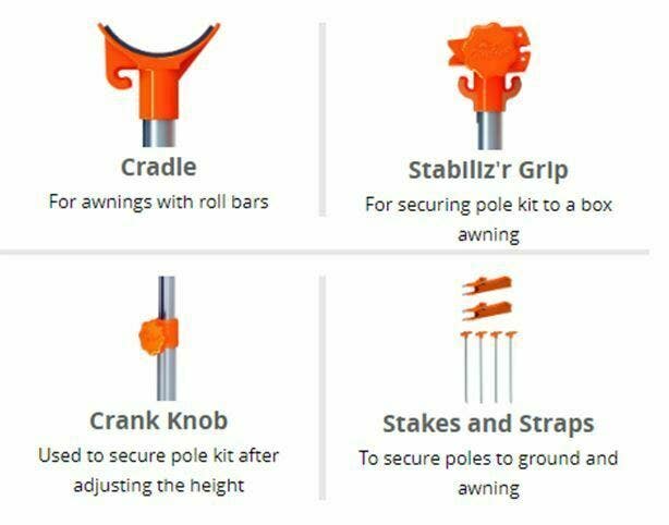 Carefree Altitude HD Support Pole Kit