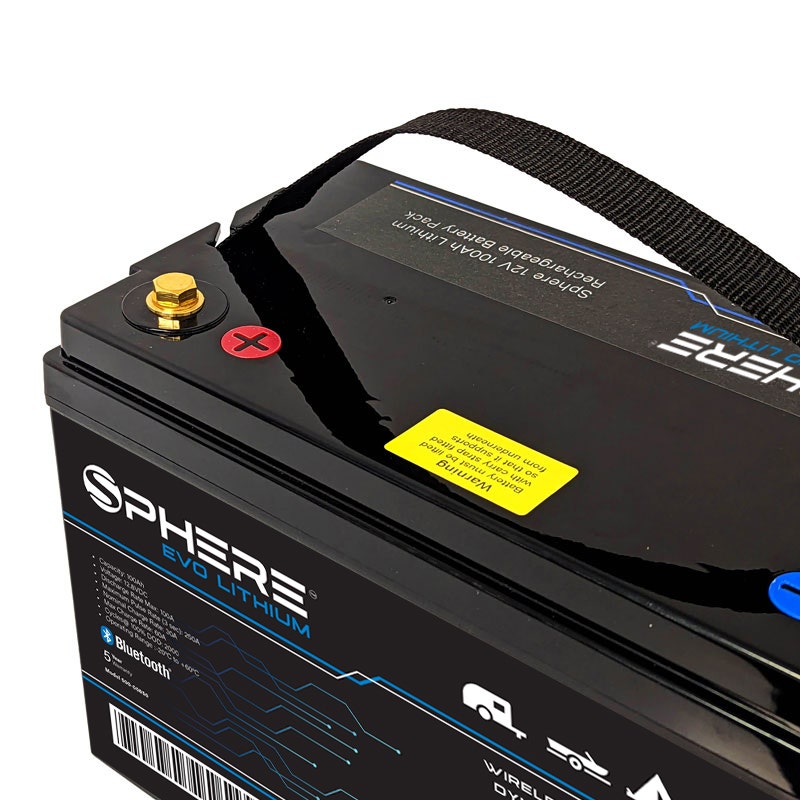 120AH EVO Lithium Battery (LiFePO4) - IP67 & Bluetooth/100A BMS