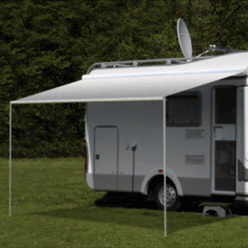 Carefree Freedom Silver Shale Fade 12V Box Awning (No Arms)