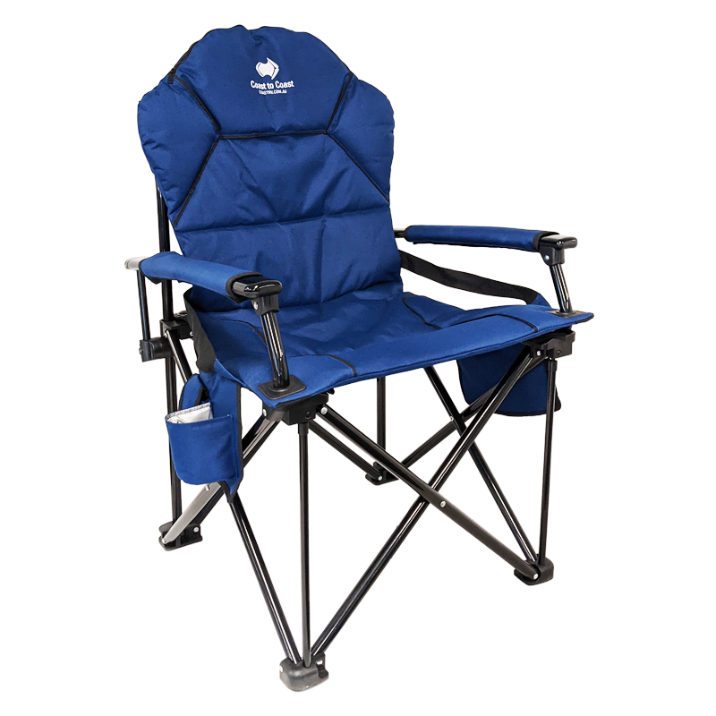 COAST BLUE PADDED HI-BACKED Chair - 120KG Rated