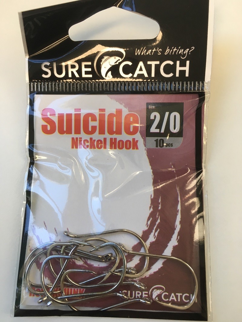 Sure Catch Suicide Hook (10 Per Pack) - Size 2/0