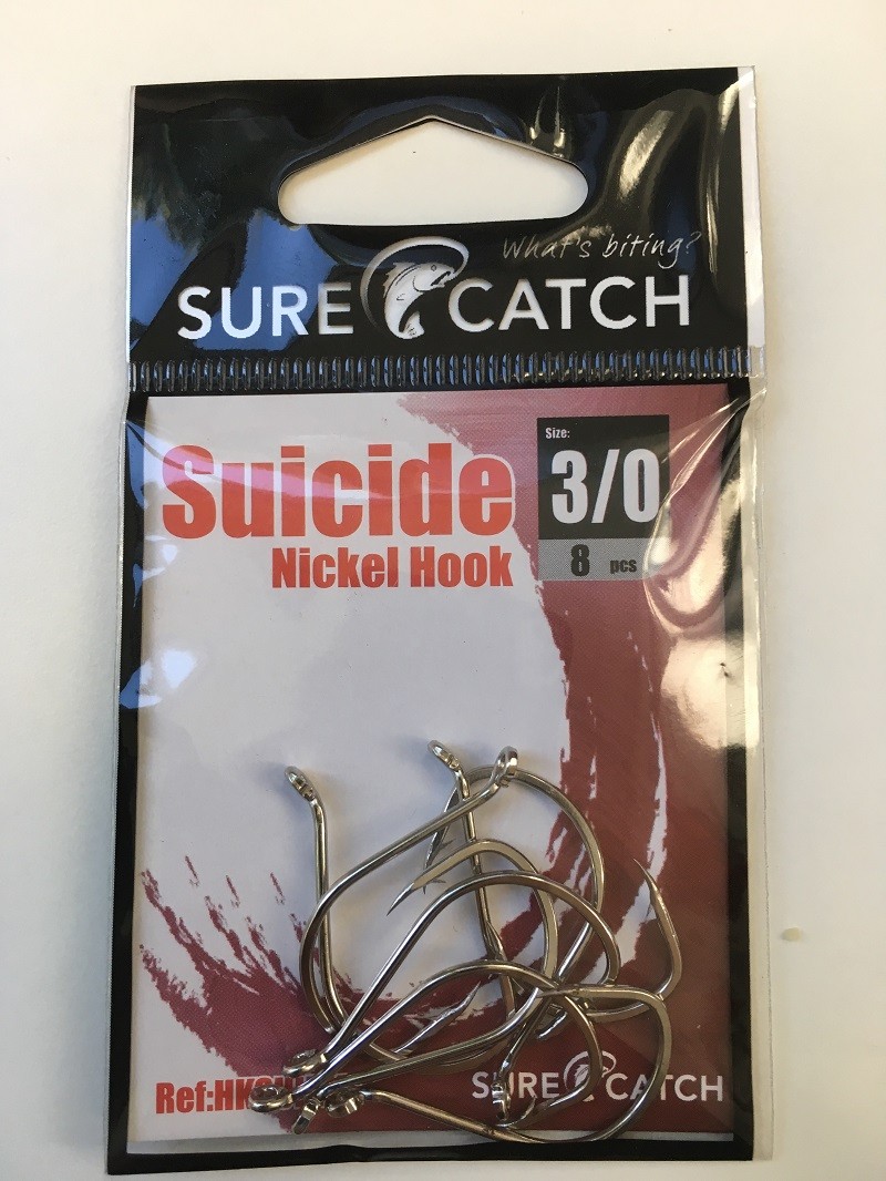 Sure Catch Suicide Hook (8 Per Pack) - Size 3/0