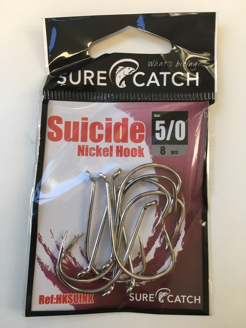 Sure Catch Suicide Hook (8 Per Pack) - Size 5/0