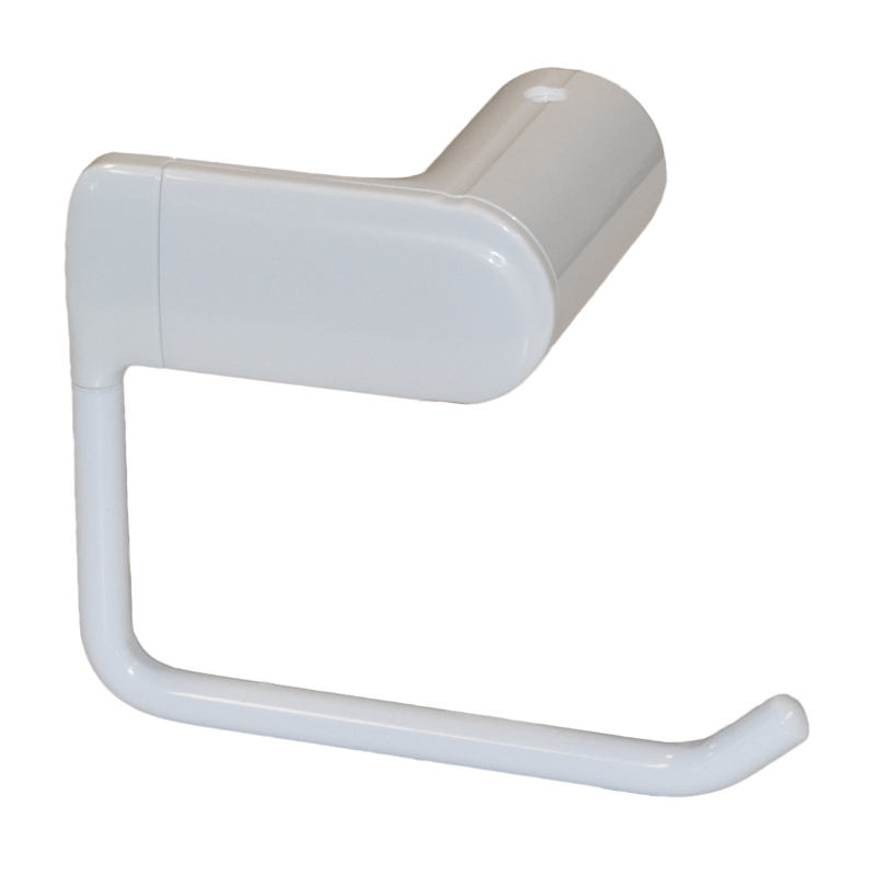 COAST Bathroom Toilet Roll Holder WHITE - 148x82x110mm (LxDxH)